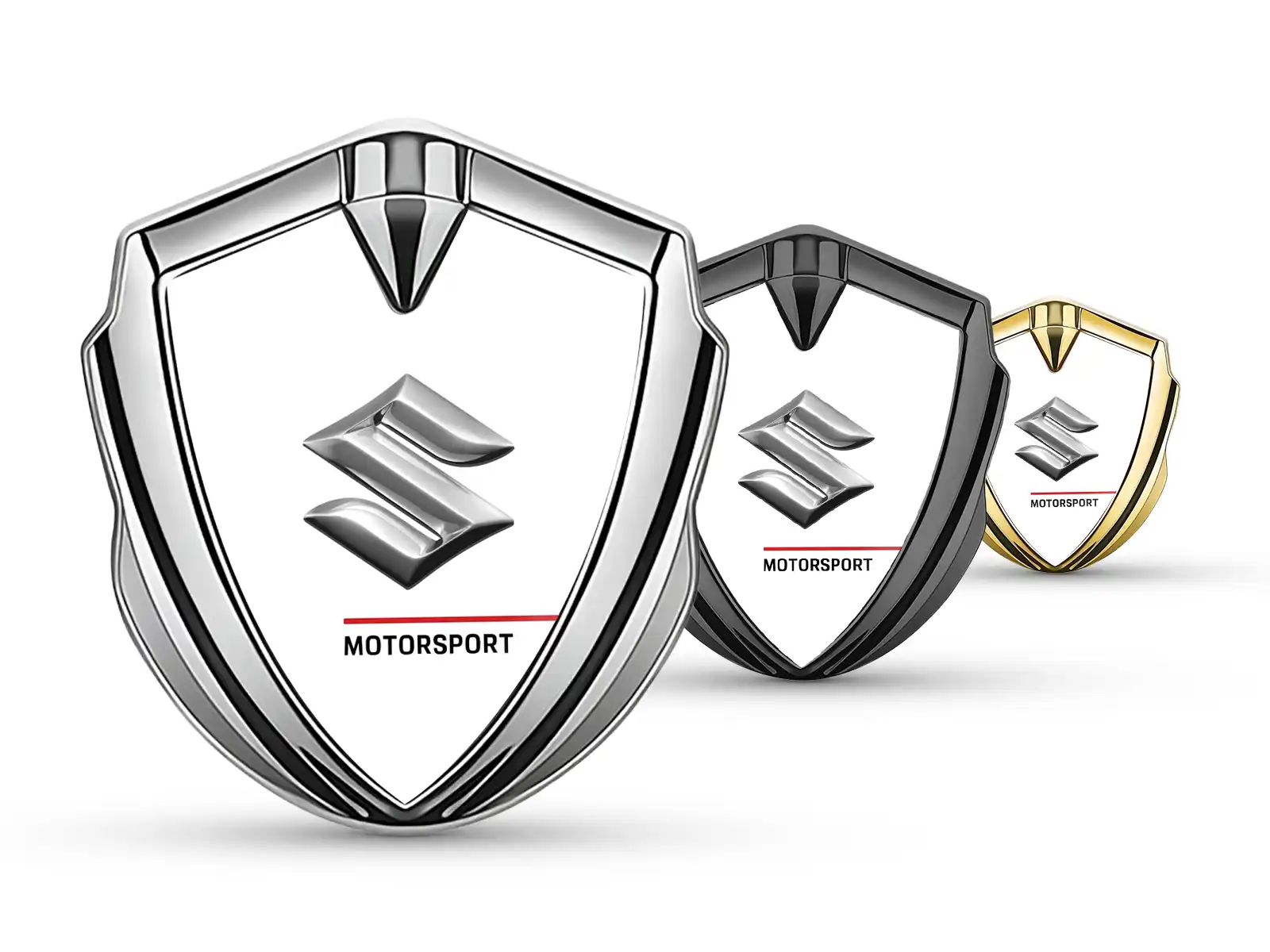 Suzuki Metal Domed Emblem High-End Design Drift Look